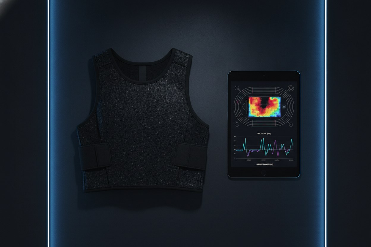 MetrikSaha GPS performans vest ve tablet üzerinde analiz verileri
